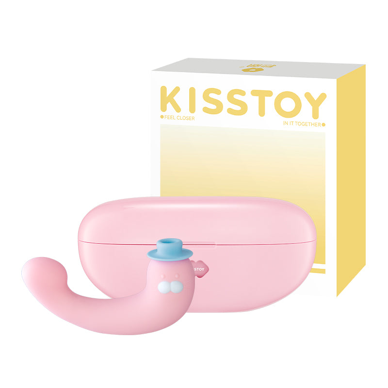 KISSTOY Baby Seal clitoral suction and G-spot tapping vibrator