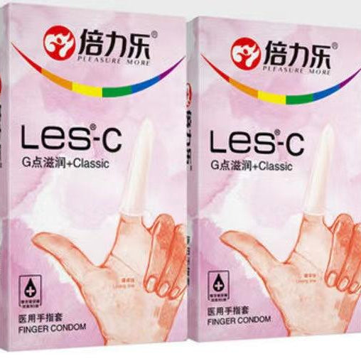 BEILILE Les Series Particle Dotted Finger Condoms for G-spot (8 Pack) - Jiumii Adult Store
