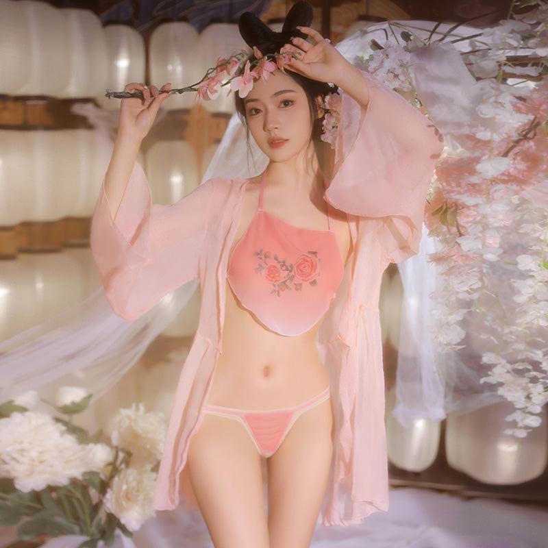 Fee et moi Chinese Tradtional Style Peach Blossom Set - Jiumii Adult Store