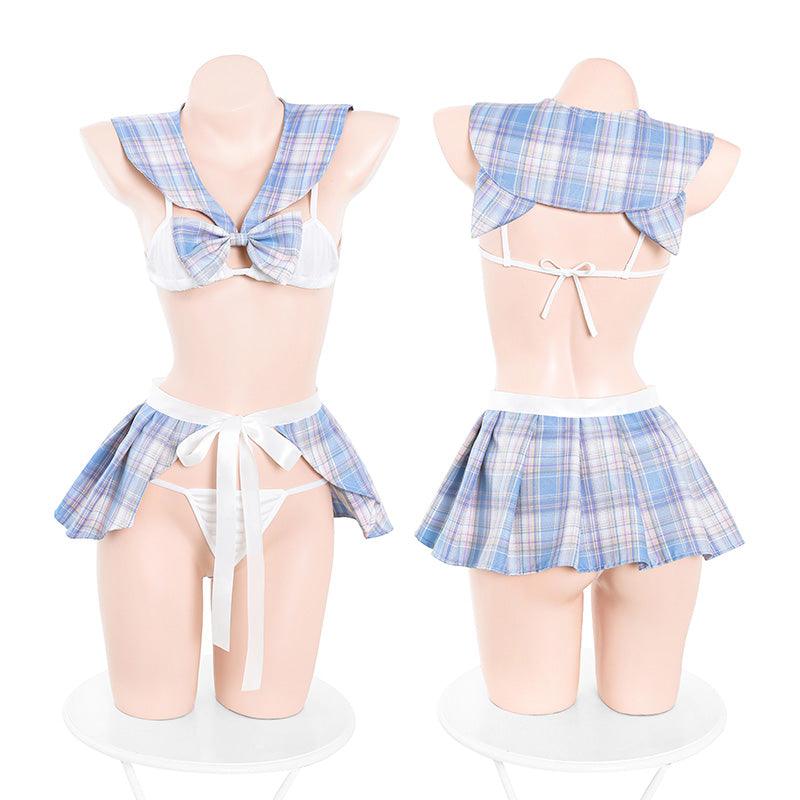 Fee et moi Cute Cat Bra Set 6 Pcs - Jiumii Adult Store