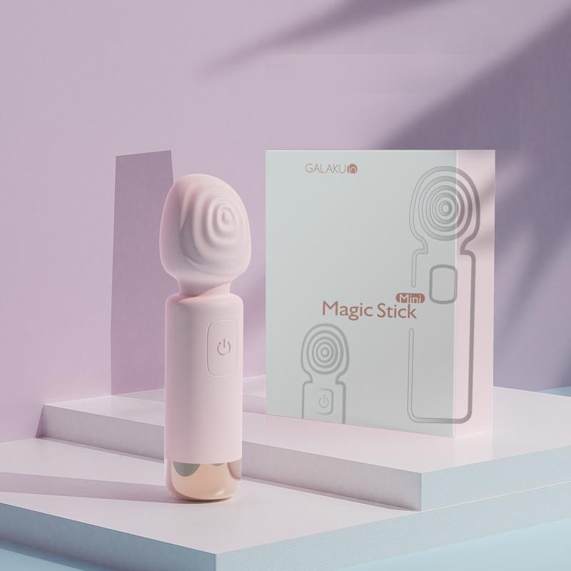 GALAKU Mini Magic Stick Spiral AV Wand Vibrator - Jiumii Adult Store