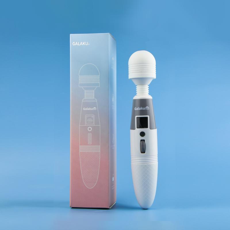 GALAKU Speed Angel AV Wand Vibrator with Led Screen Display & Heating - Jiumii Adult Store