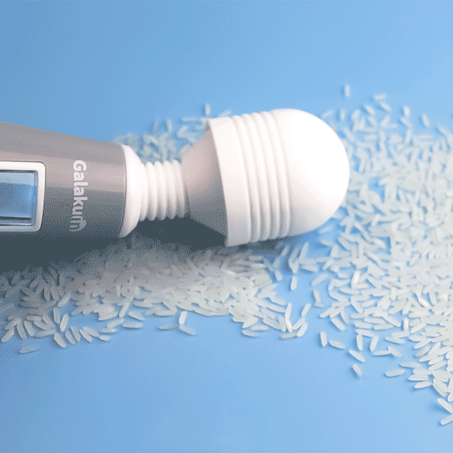 GALAKU Speed Angel AV Wand Vibrator with Led Screen Display & Heating - Jiumii Adult Store