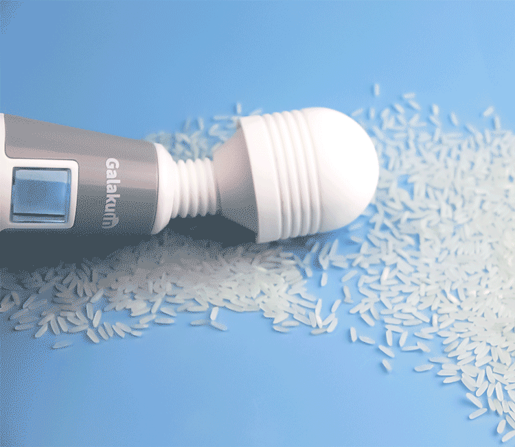 GALAKU Speed Angel AV Wand Vibrator with Led Screen Display & Heating - Jiumii Adult Store