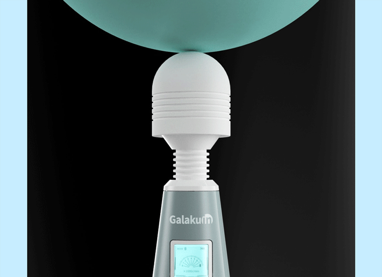 GALAKU Speed Angel AV Wand Vibrator with Led Screen Display & Heating - Jiumii Adult Store