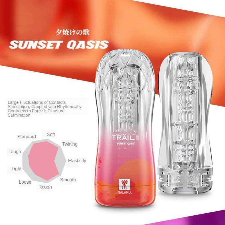 GALAKU TRAIL II Transparent Training Masturbator Cup - Jiumii Adult Store