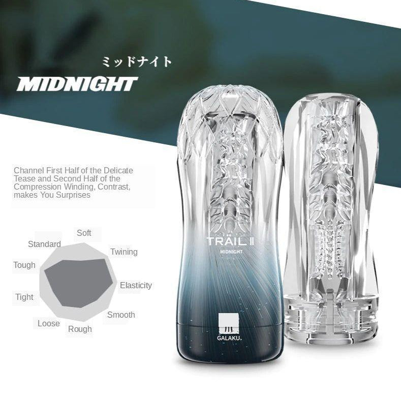 GALAKU TRAIL II Transparent Training Masturbator Cup - Jiumii Adult Store