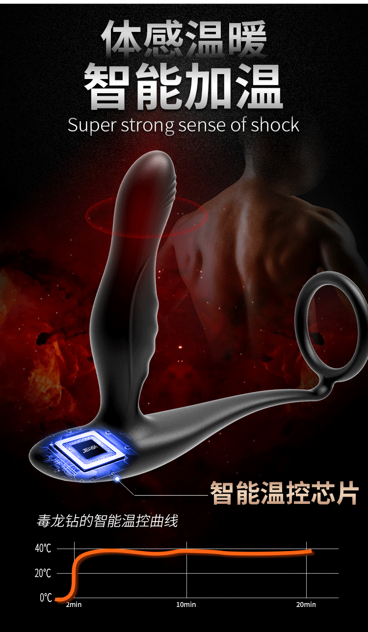 JEUSN Dragon Plug Prostate Massager with Intelligent Heating & APP Control - Jiumii Adult Store