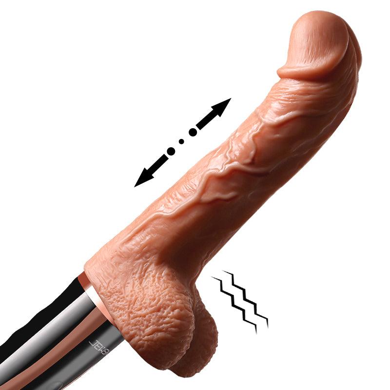 JEUSN Electromagnetic Cannon Sex Machine Dildo Auto Heating - Jiumii Adult Store