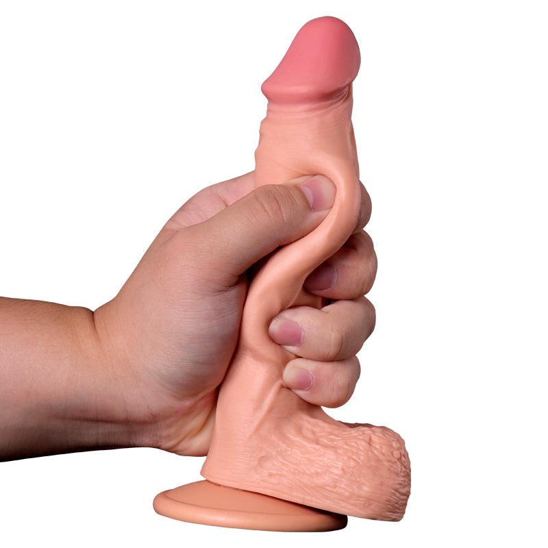 JEUSN G-spot Thrusting Heating Dildo 6“ - Jiumii Adult Store