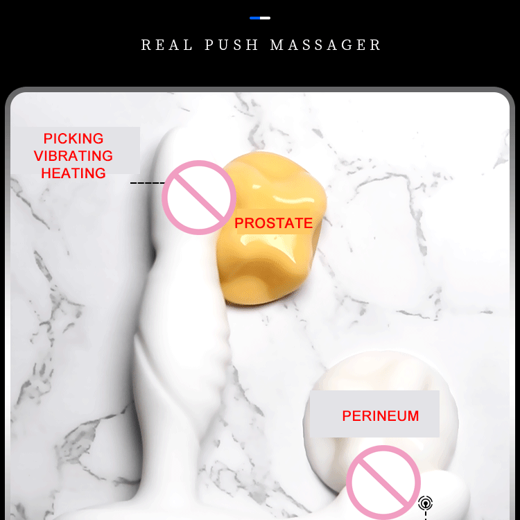 JEUSN Wiggle-Motion Heating Vibrating Prostate Massager Wireless APP Control - Jiumii Adult Store