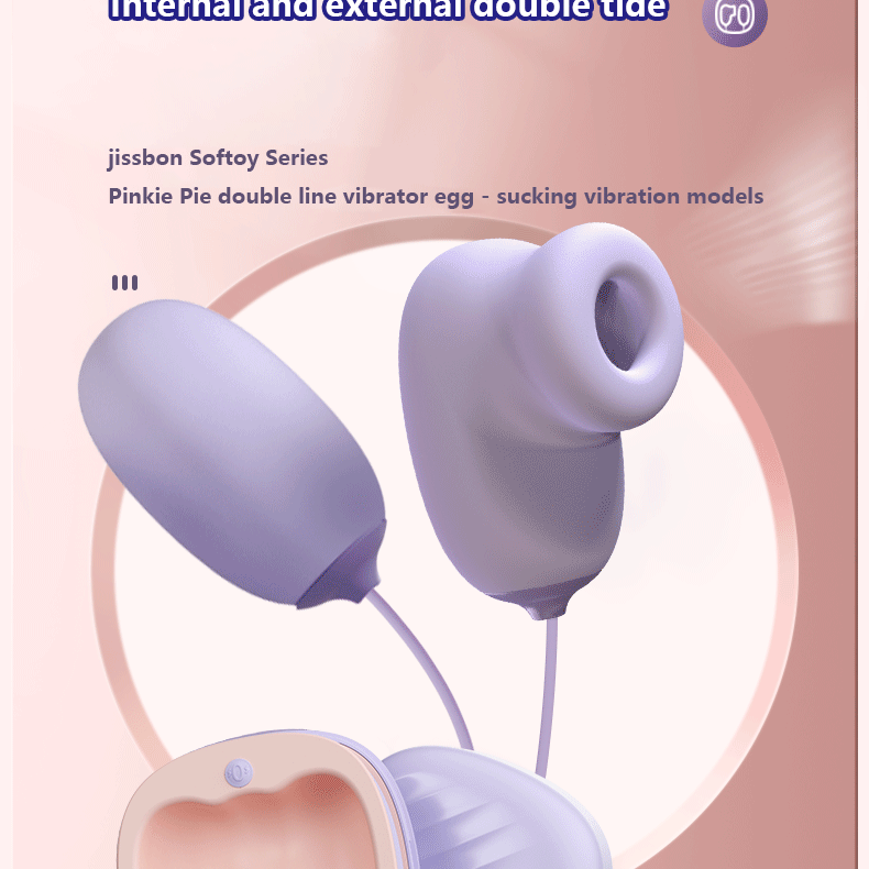 JISSBON Softoy Clitoral Sucking Vibrator Egg Nipple Vacuum Suck Sex Toy for Woman - Jiumii Adult Store