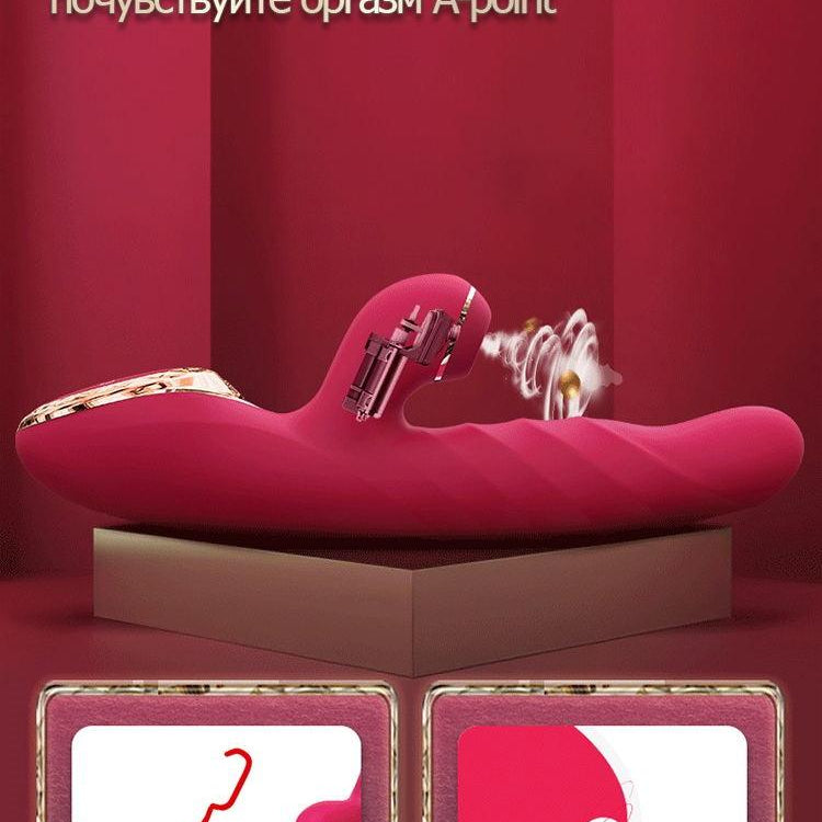 KISSTOY KISTOY A-KING Inflation Vibrator with LED Screen - Jiumii Adult Store