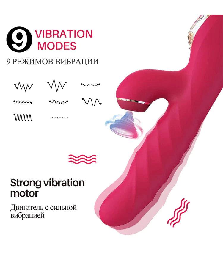 KISSTOY KISTOY A-KING Inflation Vibrator with LED Screen - Jiumii Adult Store