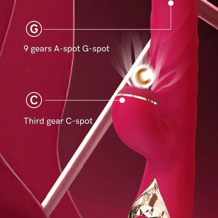 KISSTOY KISTOY A-KING Inflation Vibrator with LED Screen - Jiumii Adult Store