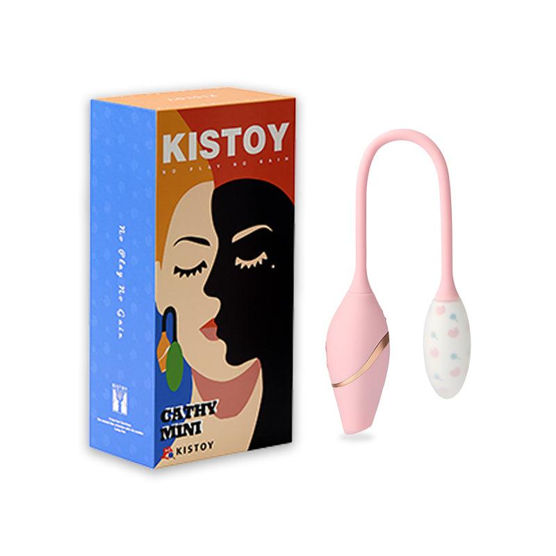 KISTOY Cathy Multi-functional Auto-Heating Mini Clitoral Vibrator and Egg Vibrator - Jiumii Adult Store