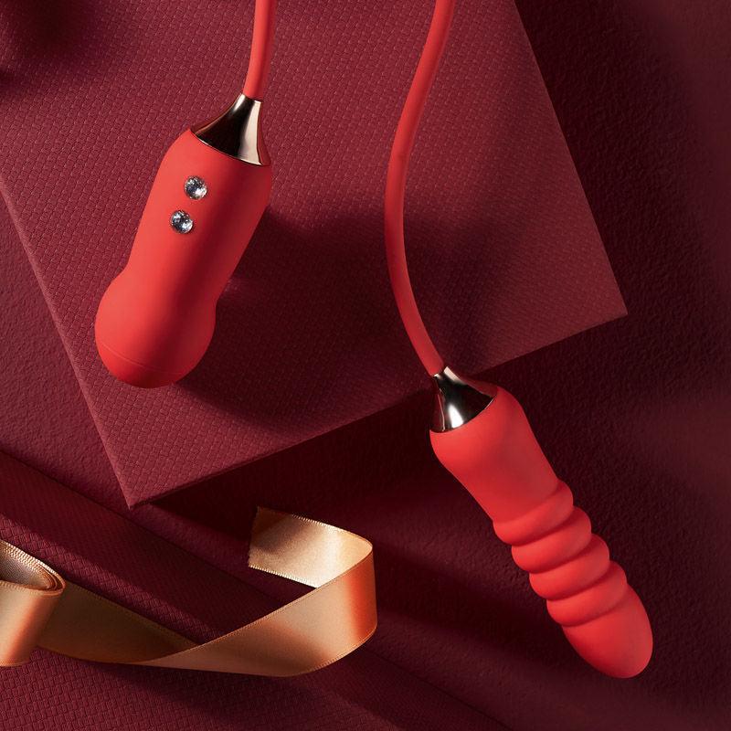 KISTOY Cathy TRIO THRUSTING IMPACT GUN Vibrator Sex Machine - Jiumii Adult Store