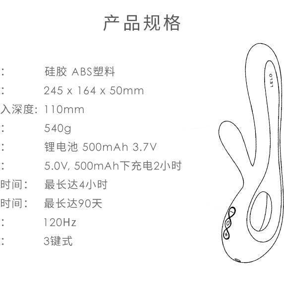 LELO Soraya 2 Rabbit Vibrator - Jiumii Adult Store