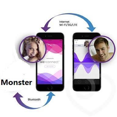 LIBO Monster Pub Vibrator with Remote Control App - Jiumii Adult Store