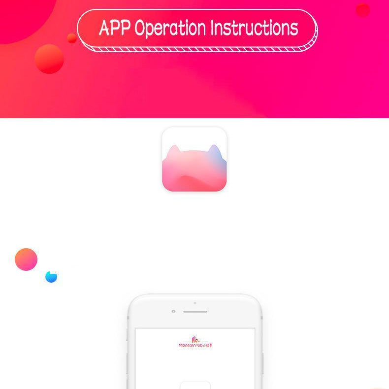 LIBO Monster Pub Vibrator with Remote Control App - Jiumii Adult Store