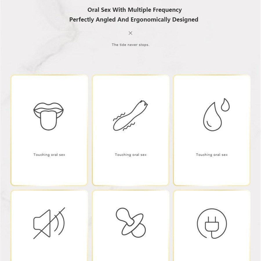 MEESE Dora Tongue Licking G Spot Vibrator - Jiumii Adult Store