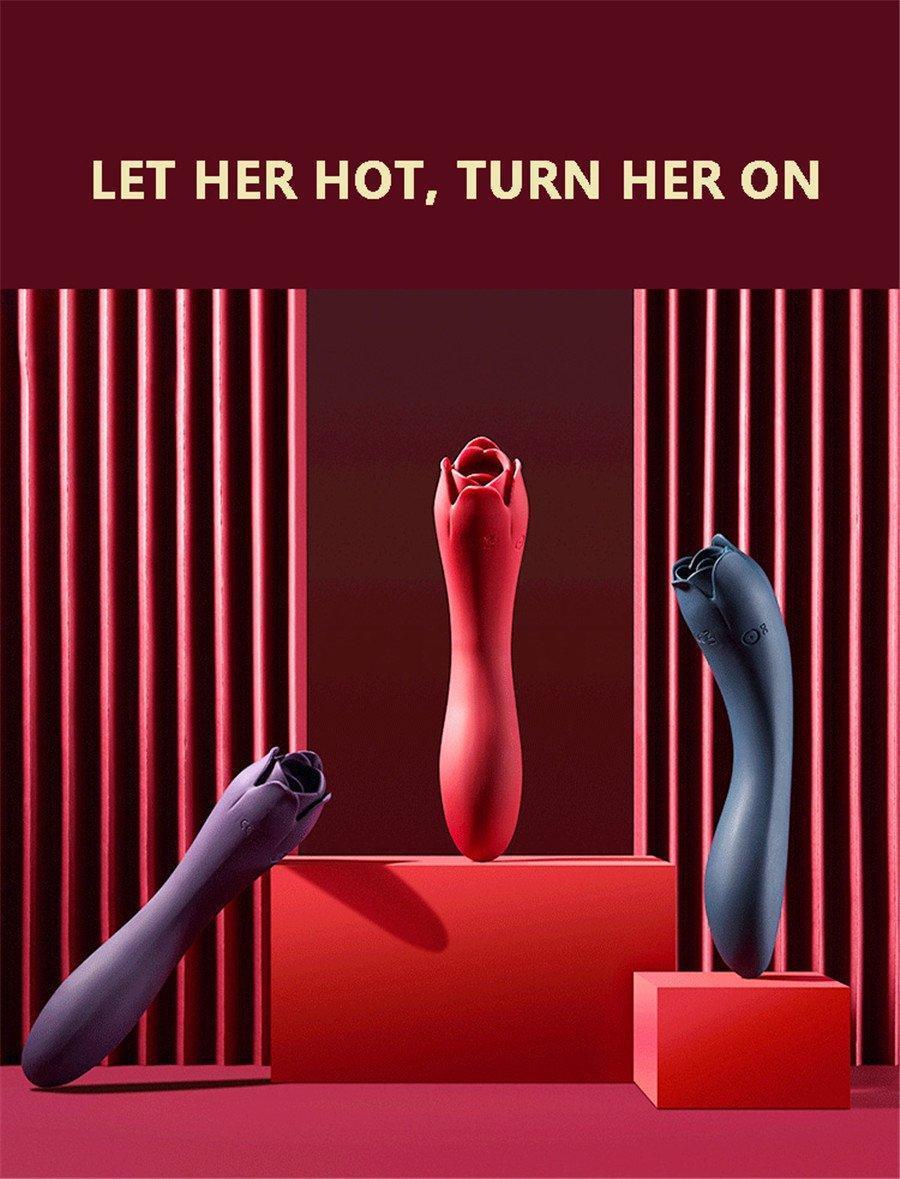 MEESE Dora Tongue Licking G Spot Vibrator - Jiumii Adult Store
