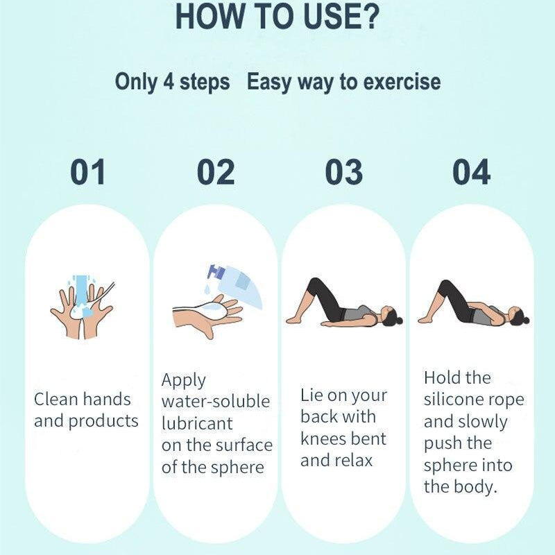 MEESE Premium Kegel Training Ben Wa Balls Set - Jiumii Adult Store