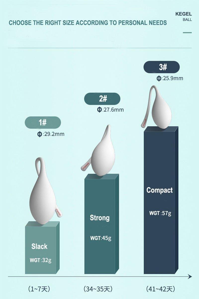MEESE Premium Kegel Training Ben Wa Balls Set - Jiumii Adult Store