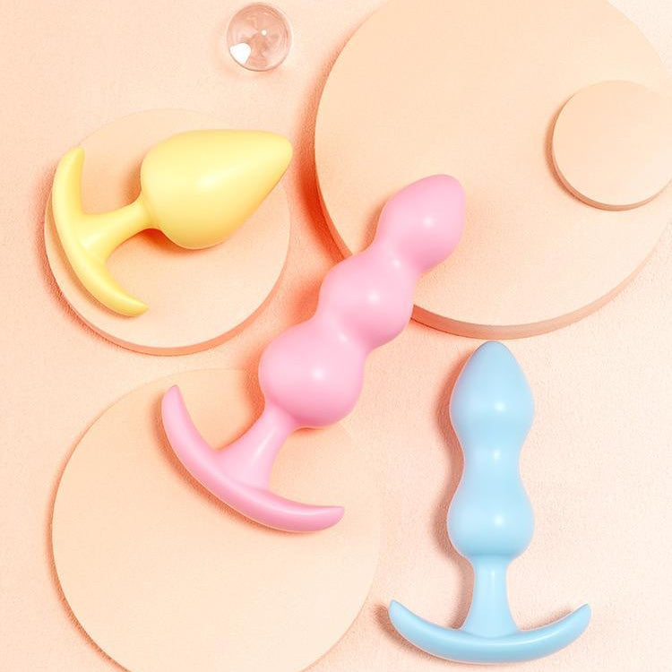 MIZZZEE Anal Plug Set 3pcs - Jiumii Adult Store