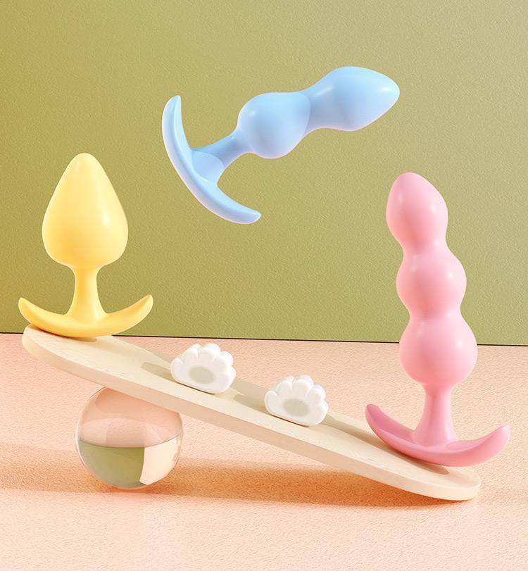 MIZZZEE Anal Plug Set 3pcs - Jiumii Adult Store