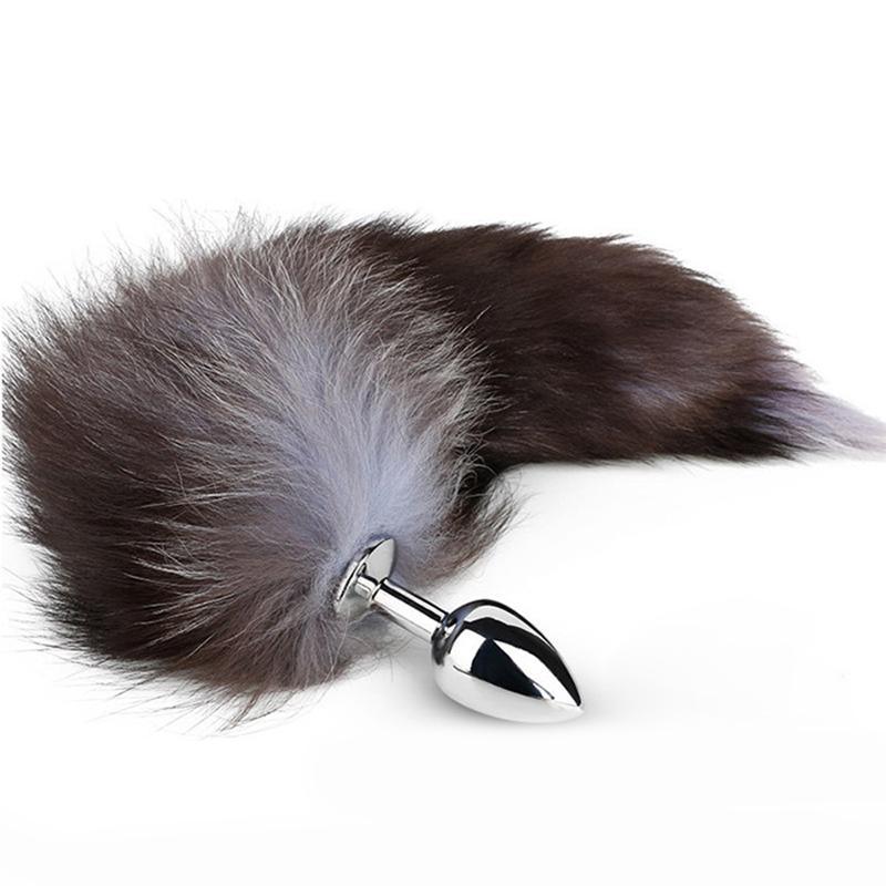 MIZZZEE Fox Tail Anal Plug White Jiumii MIZZZEE Fox Tail Anal Plug White Jiumii