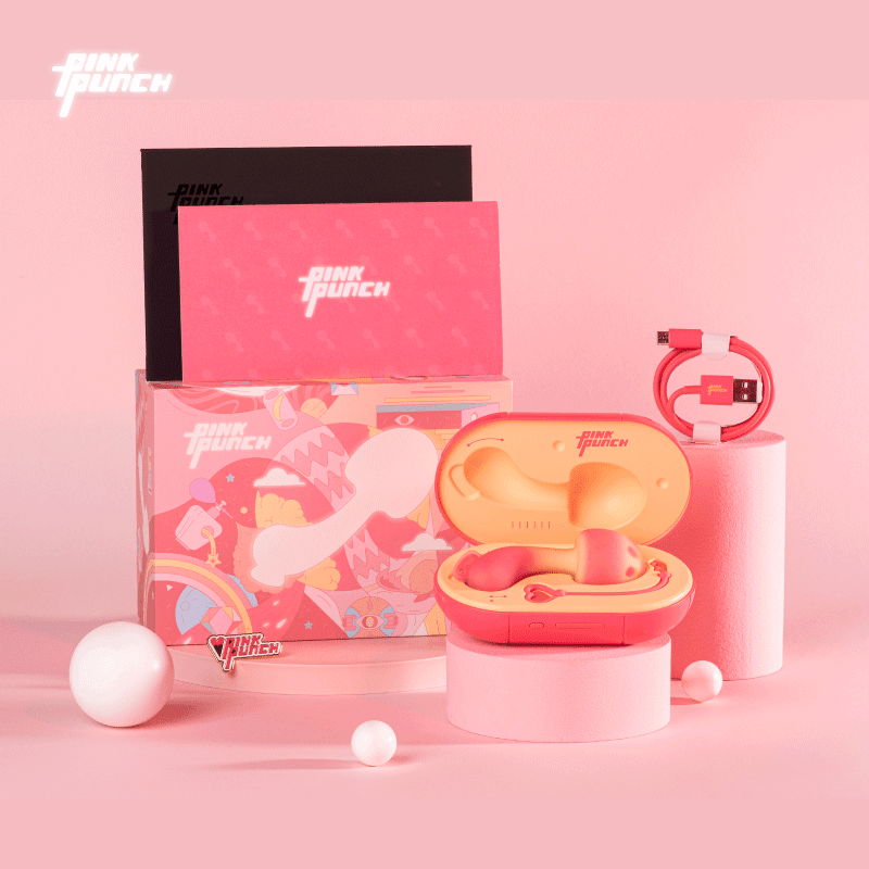 PINKPUNCH Sunset Mushroom App Controlled Rechargeable Egg Vibrator - Jiumii Adult Store