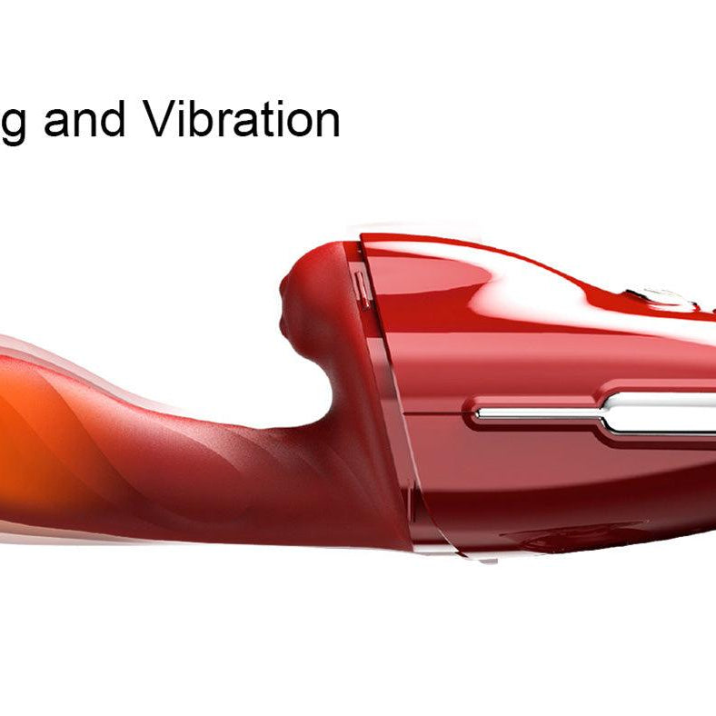 QINGNAN #9 Handheld Vibrating and Rotating Thruster Sex Machine - Jiumii Adult Store