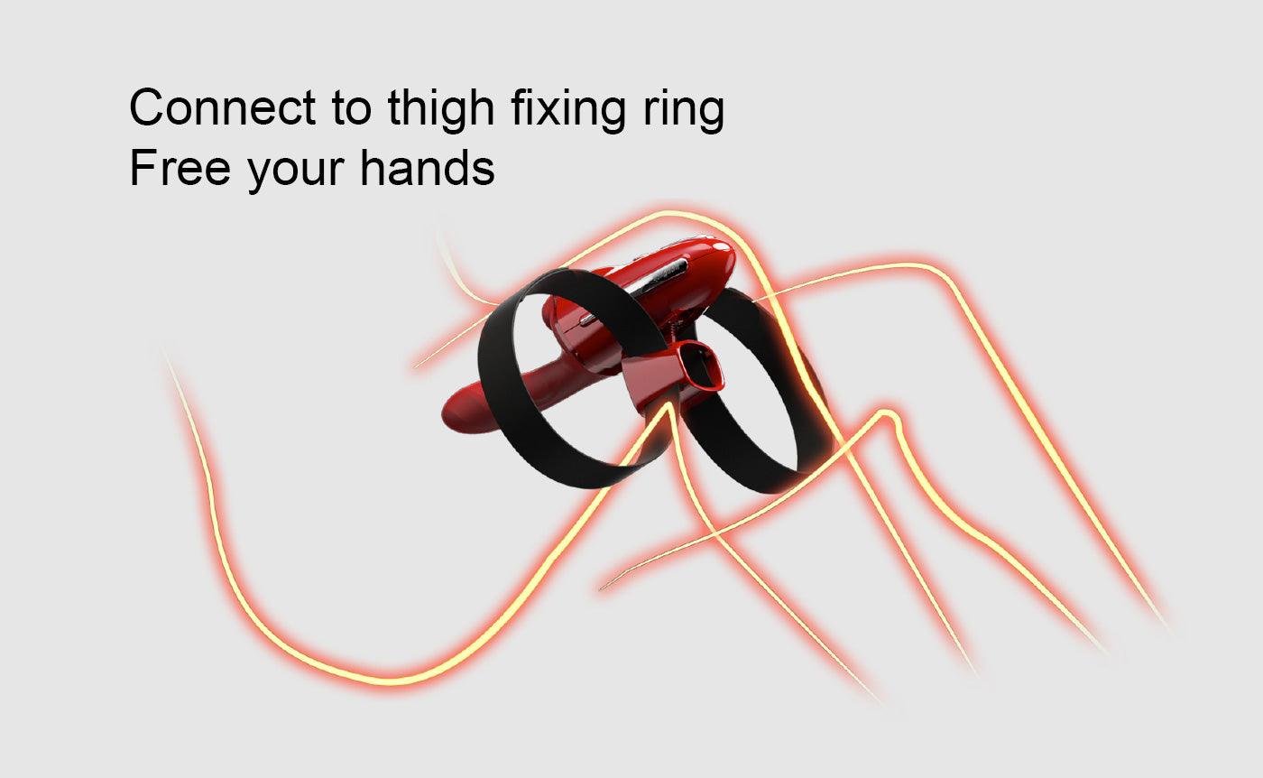 QINGNAN #9 Handheld Vibrating and Rotating Thruster Sex Machine - Jiumii Adult Store