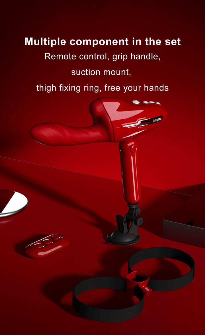 QINGNAN #9 Handheld Vibrating and Rotating Thruster Sex Machine - Jiumii Adult Store