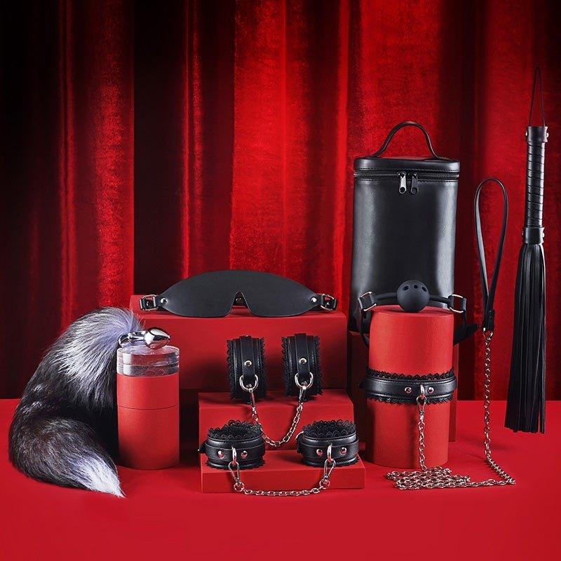 ROOMFUN Lace PU leather bondage kit - Jiumii Adult Store