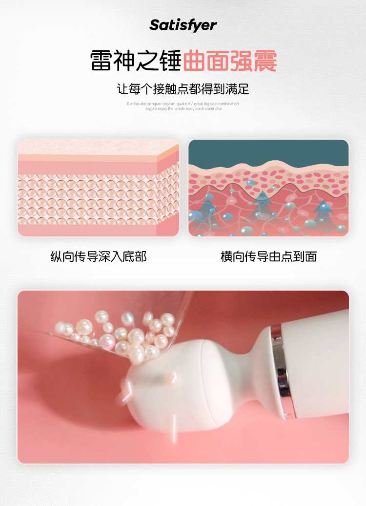 SATISFYER Wand-er Woman Wand Vibrator - Jiumii Adult Store