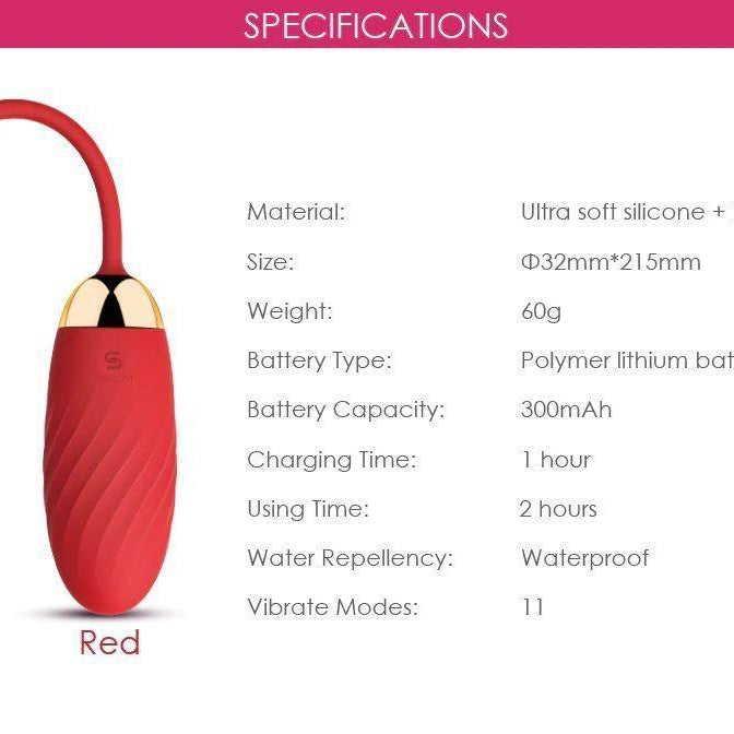 SVAKOM Ella Mobile-Controlled Wearable Egg Vibrator - Jiumii Adult Store