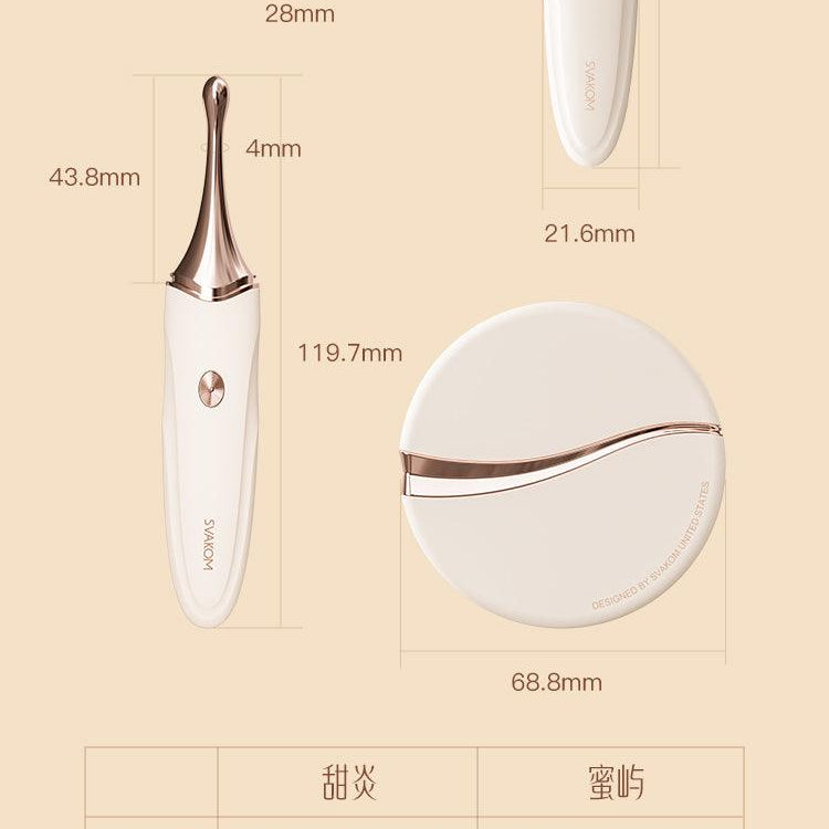 SVAKOM MEET FLEUR Auto Heating Clitoral Massager Set - Jiumii Adult Store