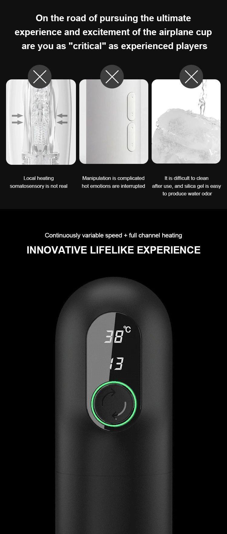 TRYFUN Black Hole Pro Automatic Masturbator - Jiumii Adult Store