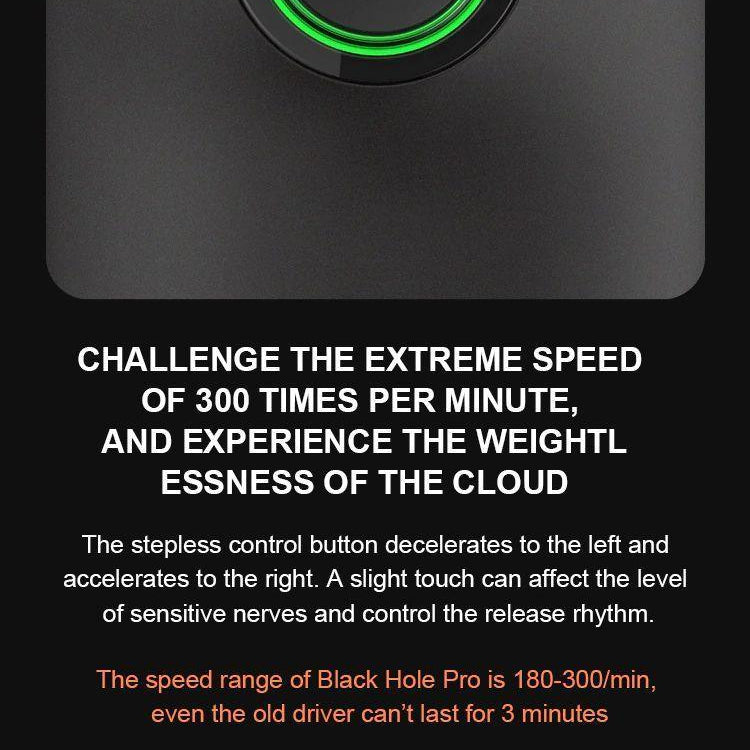 TRYFUN Black Hole Pro Automatic Masturbator - Jiumii Adult Store