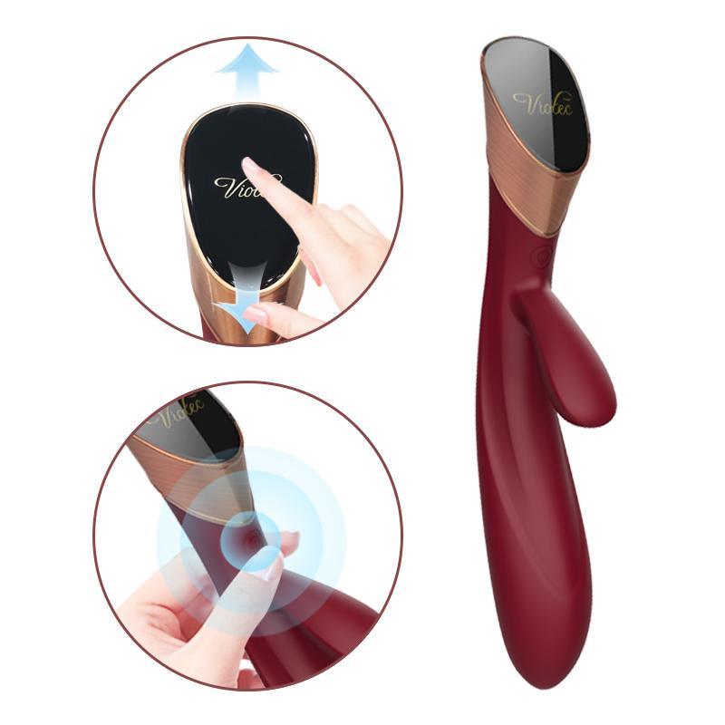 Viotec Metis Touch Panel Rabbit Vibrator - Jiumii Adult Store