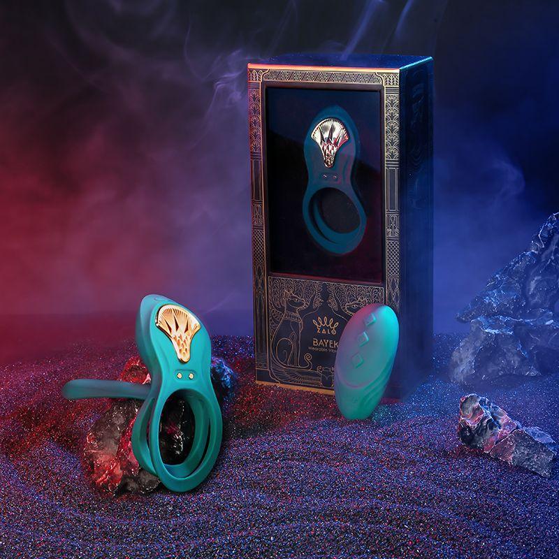 ZALO Bayek Vibrating Couples Penis Ring Cock Ring - Jiumii Adult Store