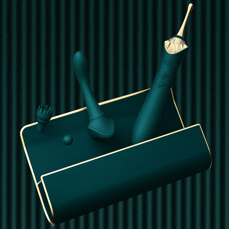 ZALO BESS Clitoral Vibrators with 3 attachments - Jiumii Adult Store