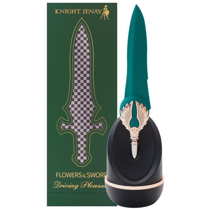 Knight Jenay 'Flower & Sword' - Luxury Teasing Vibrator