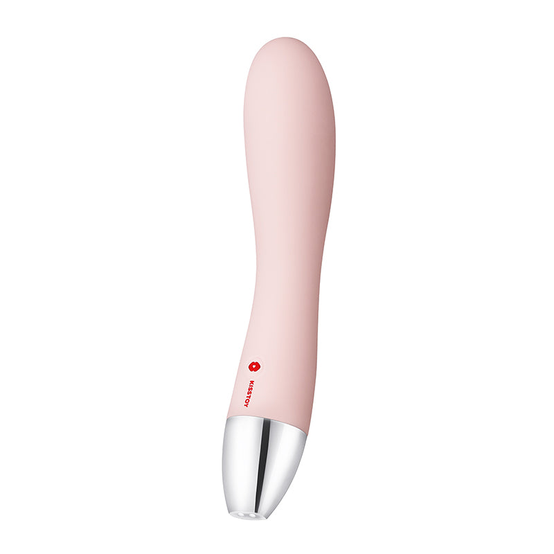 Kisstoy Tiny G-Spot Vibrator featuring a curved tip for targeted stimulation