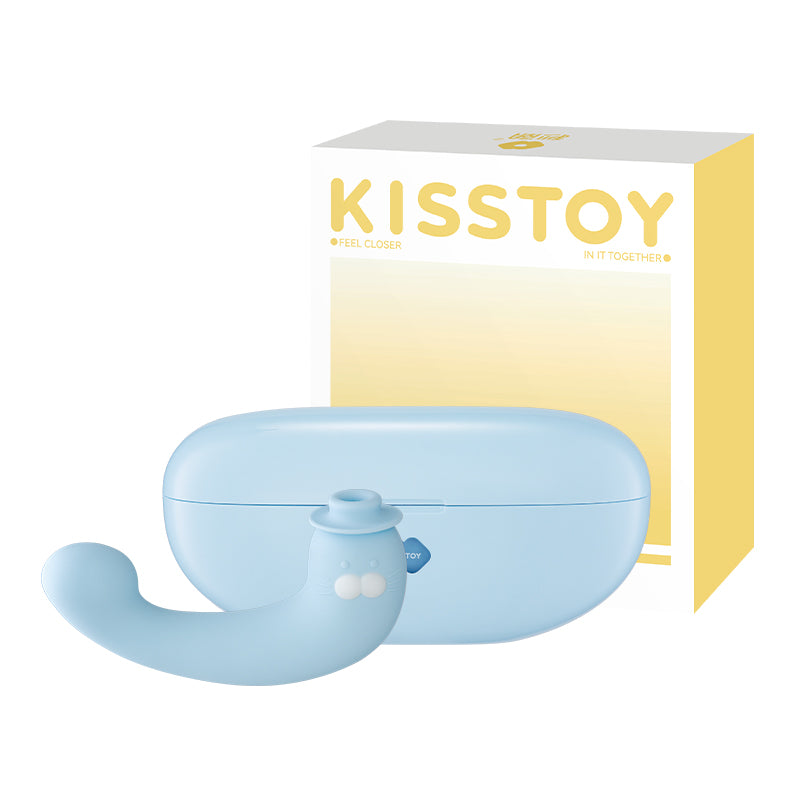 KISSTOY Baby Seal pink and blue dual-stimulation vibrators
