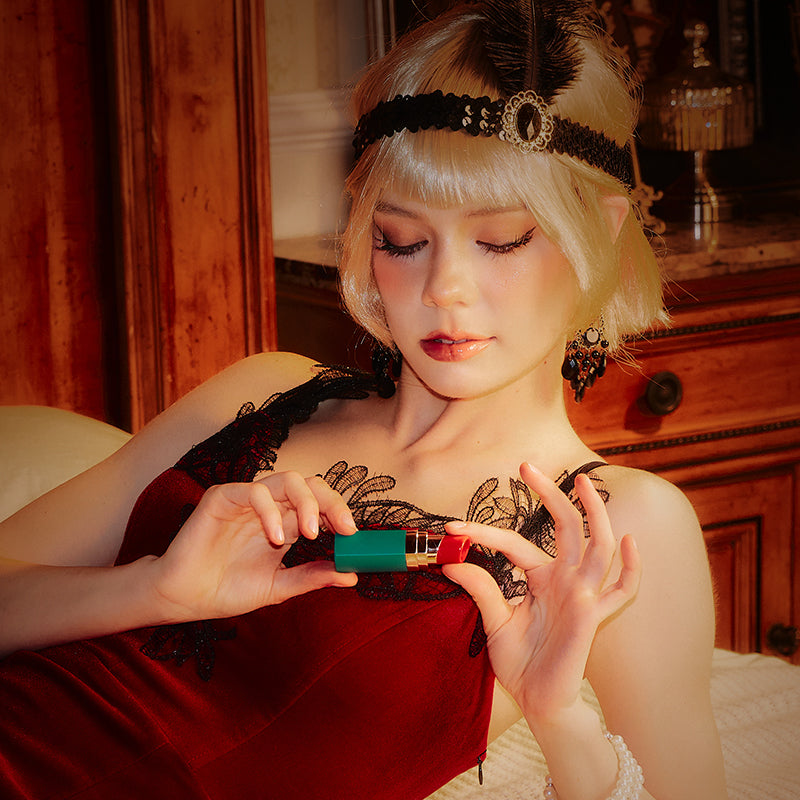 Premium lipstick-style clitoral massager by Knight Jenay