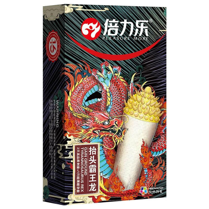 BEILILE Spike Large Particle Reusable Condom (3 Pack) - Jiumii Adult Store