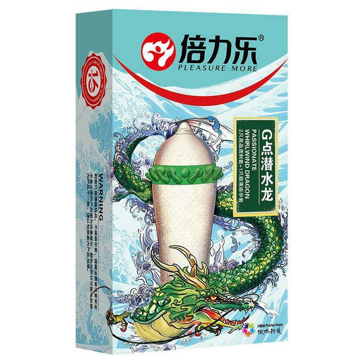 BEILILE Spike Large Particle Reusable Condom (3 Pack) - Jiumii Adult Store